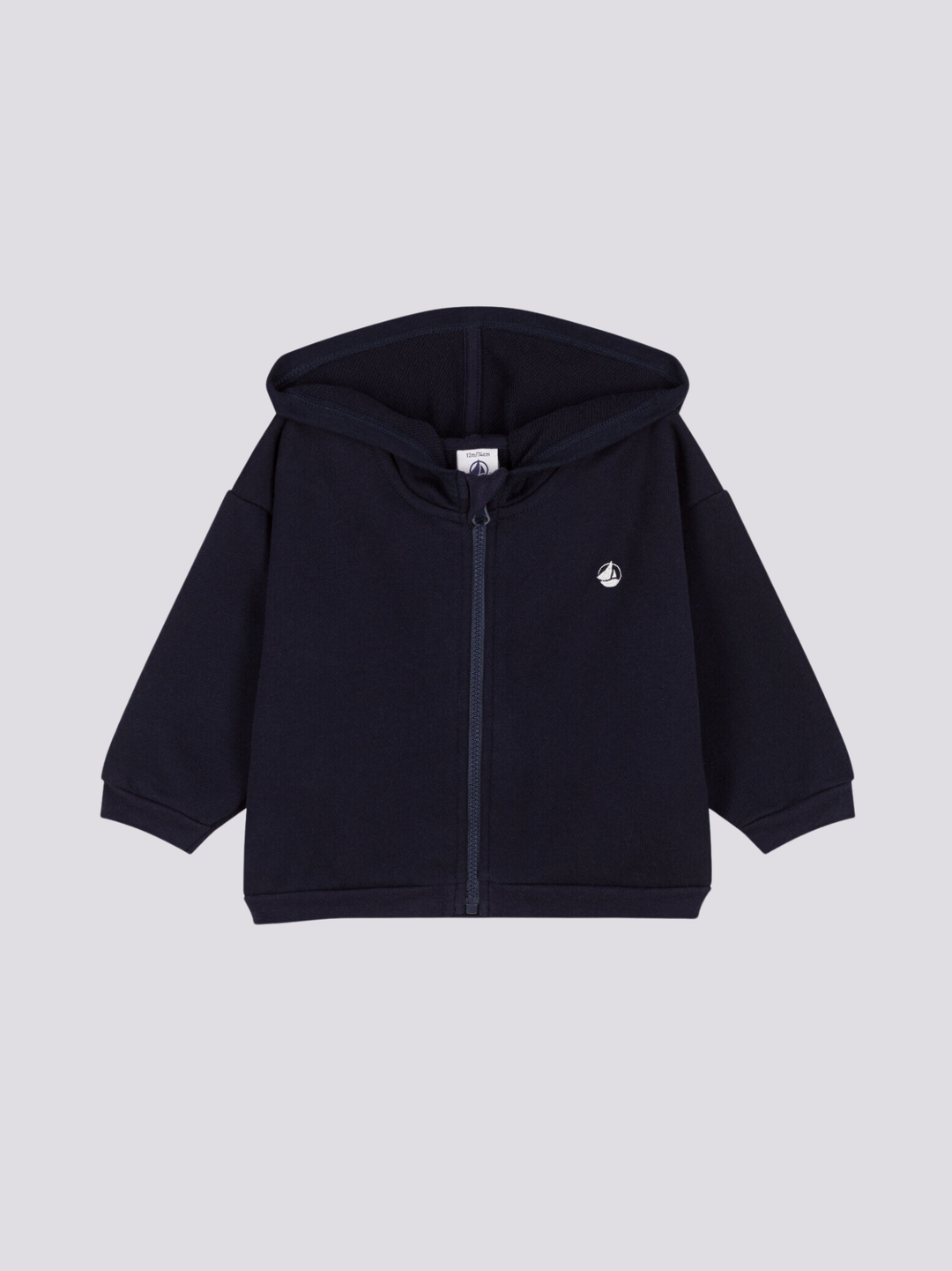 FELPA IN TESSUTO FELPATO CON CAPPUCCIO A08FK 01 PETIT BATEAU 