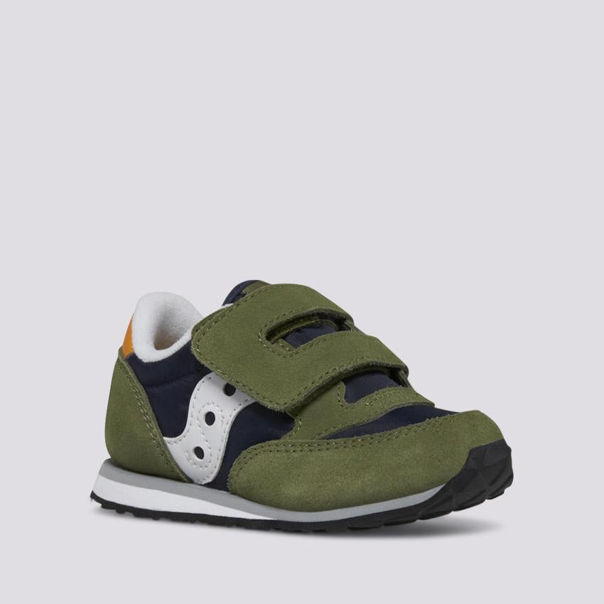 JAZZ ORIGINAL SAUCONY Olive/Navy/Gold BEBÈ 267 333 SAUCONY 