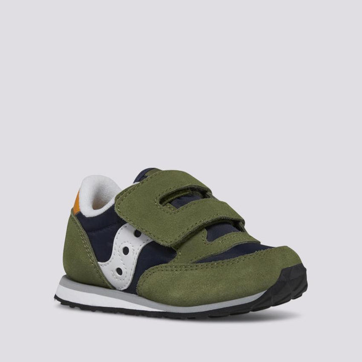 JAZZ ORIGINAL SAUCONY Olive/Navy/Gold BEBÈ 267 333 SAUCONY 