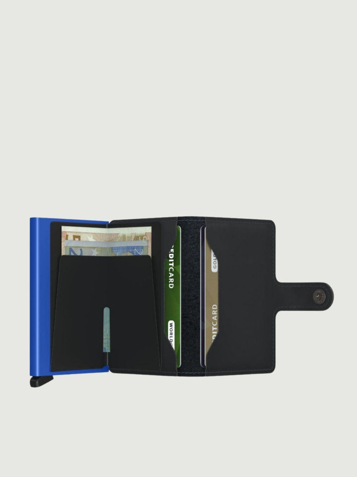 MINIWALLET MATTE BLACK BLEU MM BLACK/BLUE SECRID 