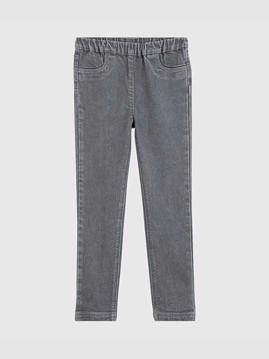 PANTALONI SLIM IN DENIM BAMBINA A03LD 02 PETIT BATEAU 
