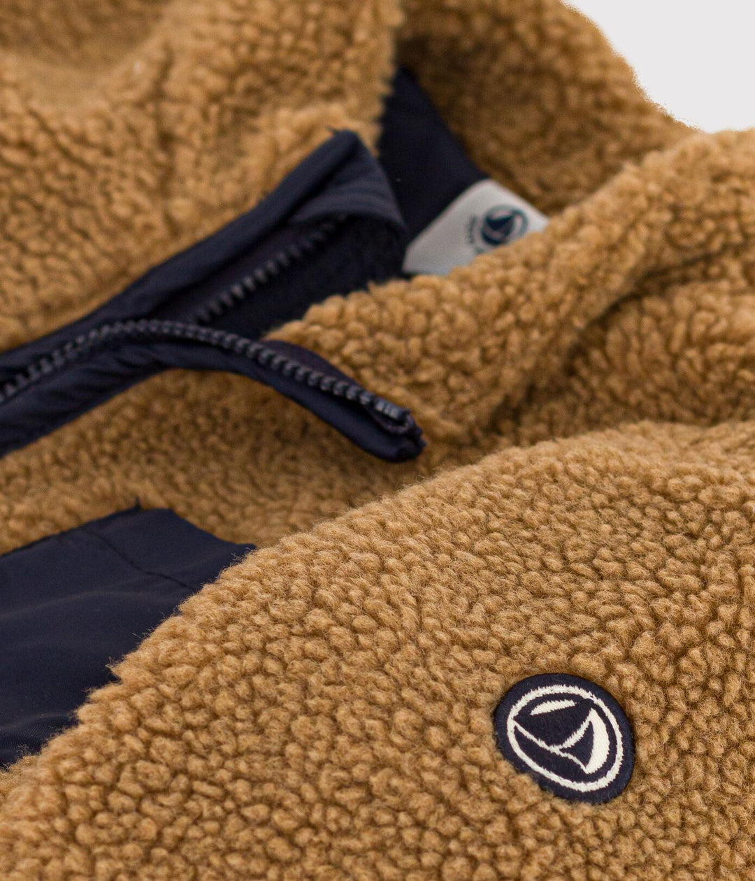 GIACCA IN SHERPA MARRONE A08Q2 02 PETIT BATEAU 
