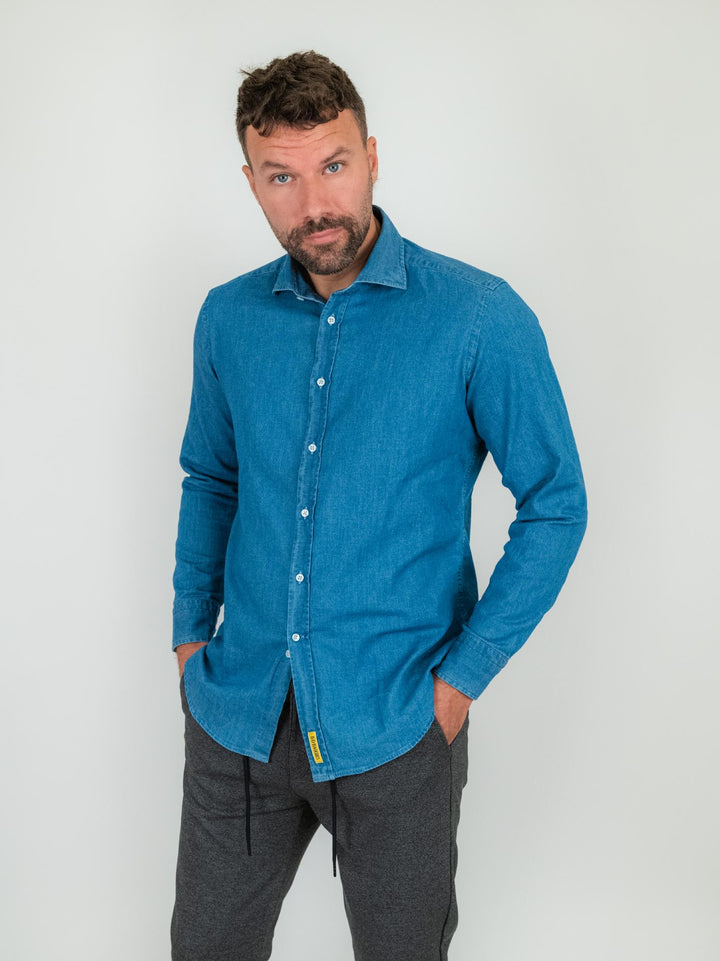 CAMICIA IN DENIM REGULAR FIT BRADFORD/B24W34 01 BAGGIES 