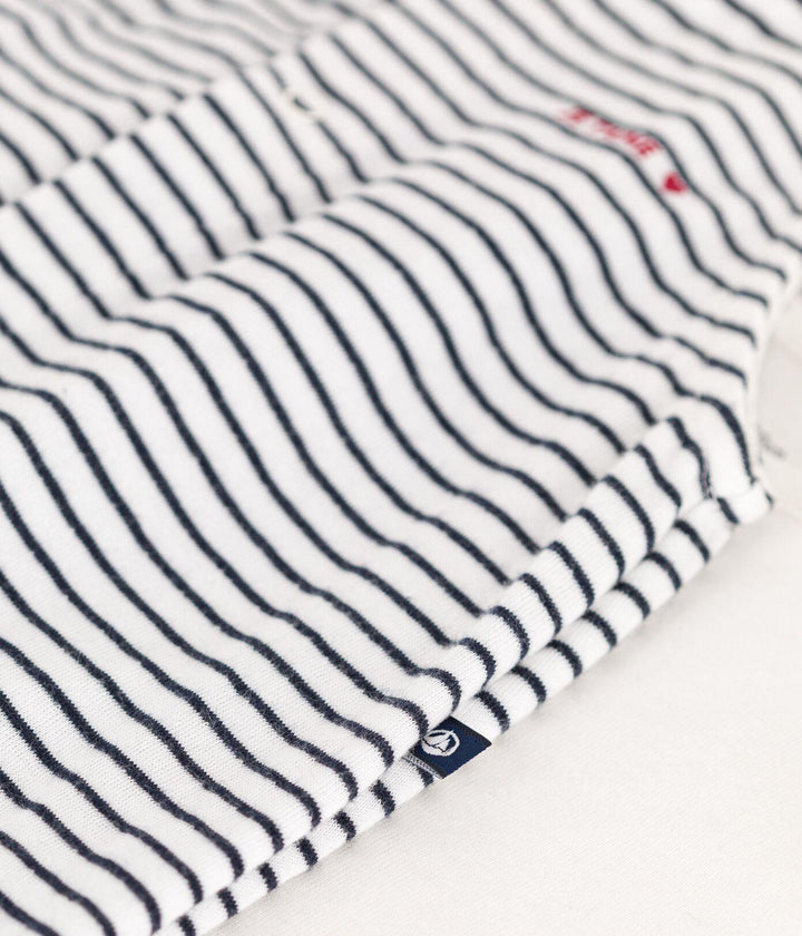 COMPLETO CON TUTINA E BODY IN COTONE PER BEBÈ A0831 01 PETIT BATEAU 