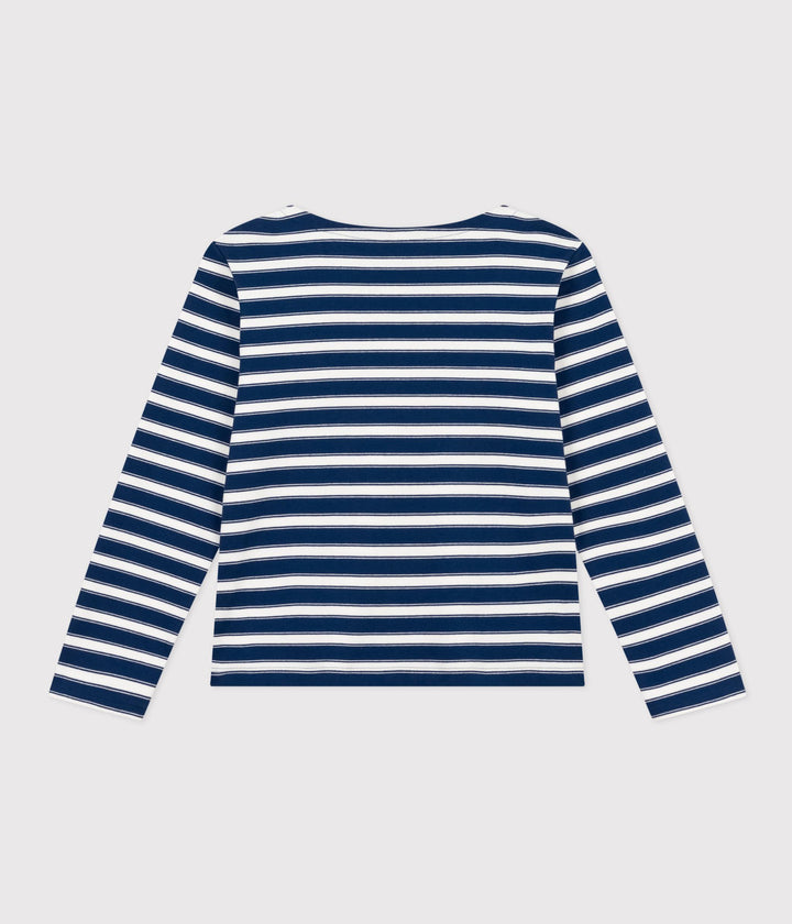 MARINIÈRE ABBOTTONATA IN COTONE DONNA A09VO 01 PETIT BATEAU 