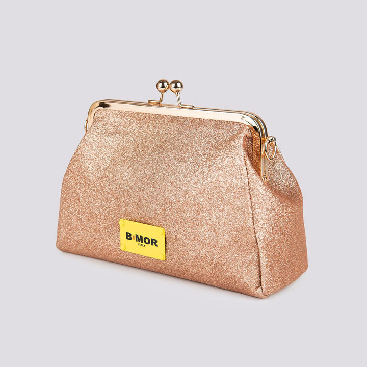 Borsa Clutch Shiny GLITTER Barbie Gold SHINY ORO BIMOR 