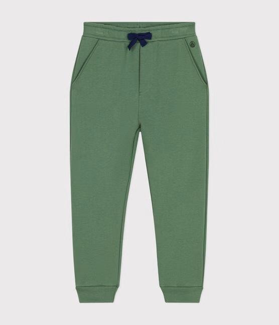 Pantaloni joggers verde A0BJS 02 PETIT BATEAU 