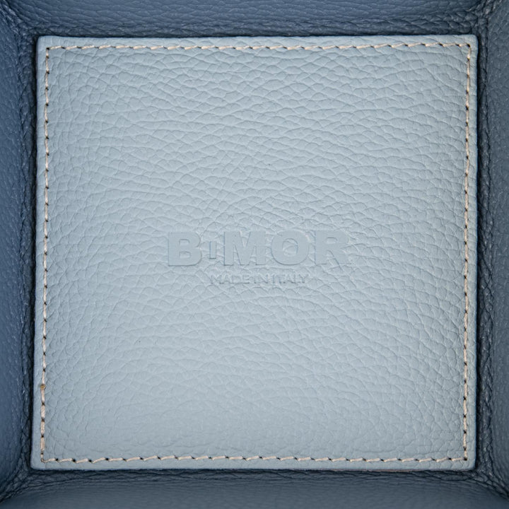 SVUOTATASCHE IN PELLE AZZURRO SVUOTATASCHE AZZURRO BIMOR 