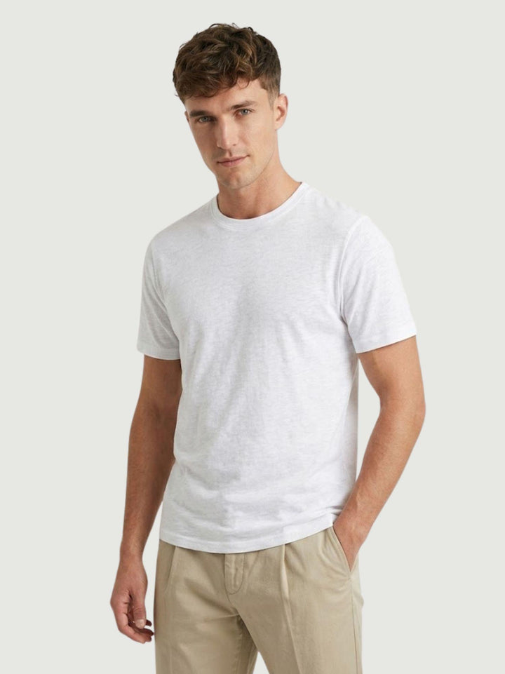 T-shirt in jersey bianca 5980426 100 ANDREA MORANDO 