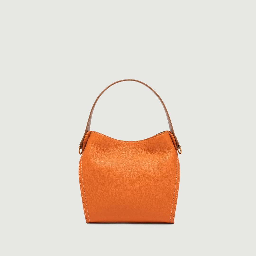 Borsa a spalla Gisella in pelle Flame Orange BS 10640 GRN-PL 13309 GIANNI CHIARINI 