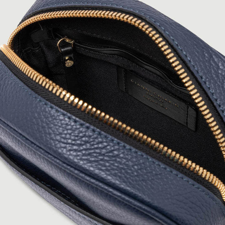Borsa a tracolla Nina in pelle Navy BS 10530/24PE GRN-NA 0208 GIANNI CHIARINI 