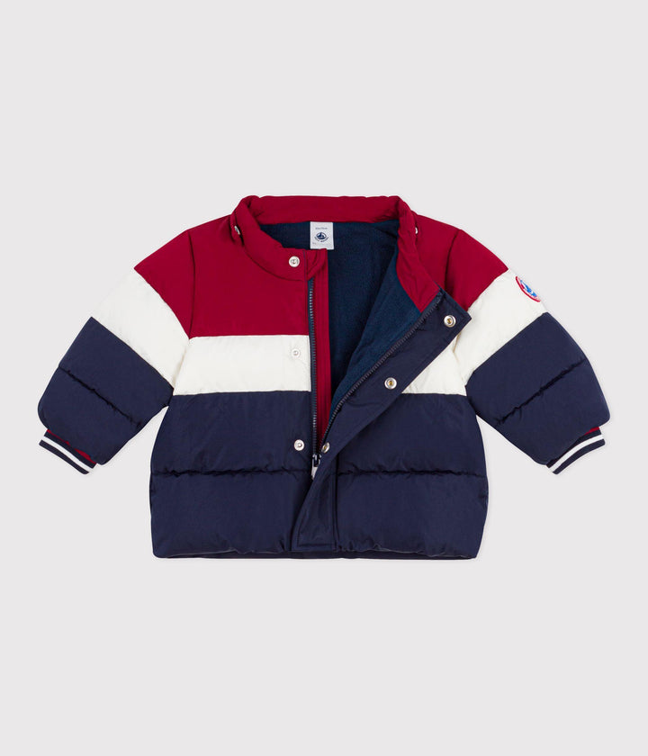 PIUMINO COLOR BLOCK NEONATO A0DUJ 03 PETIT BATEAU 