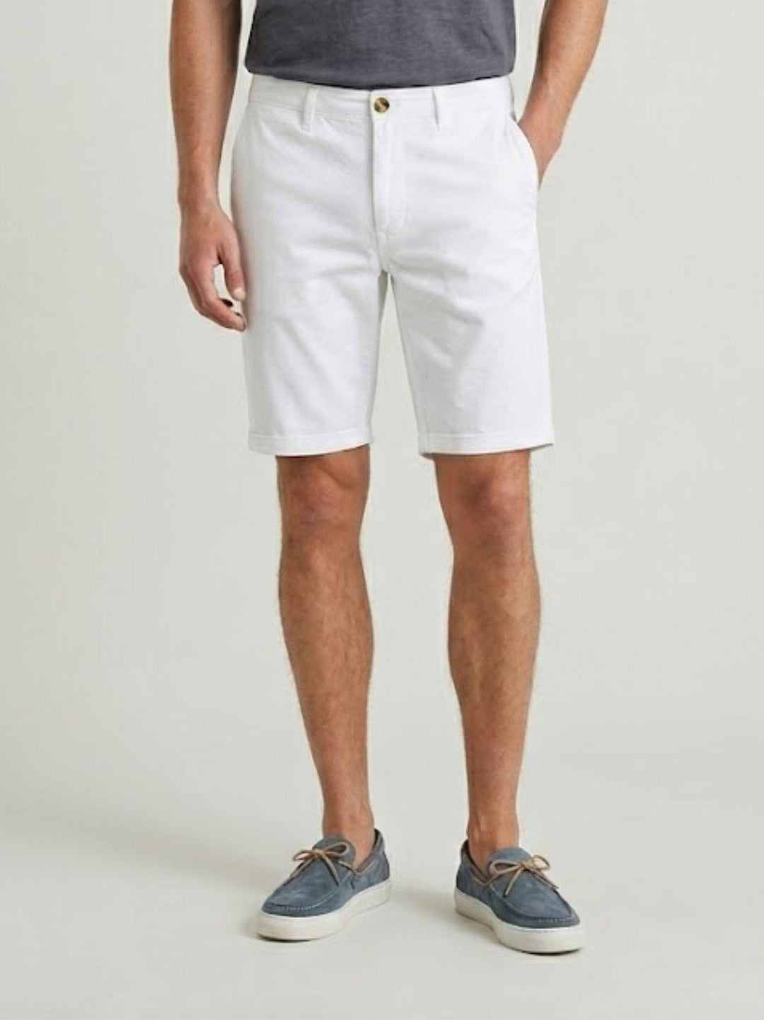 Bermuda in cotone bianchi BU26S29BEPA1461TWILL 101 ANDREA MORANDO 