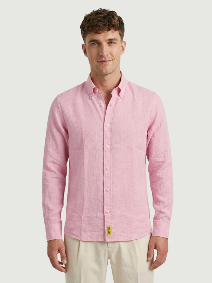 Camicia Bradford in lino rosa BRAD/TC162 P02 BAGGIES 