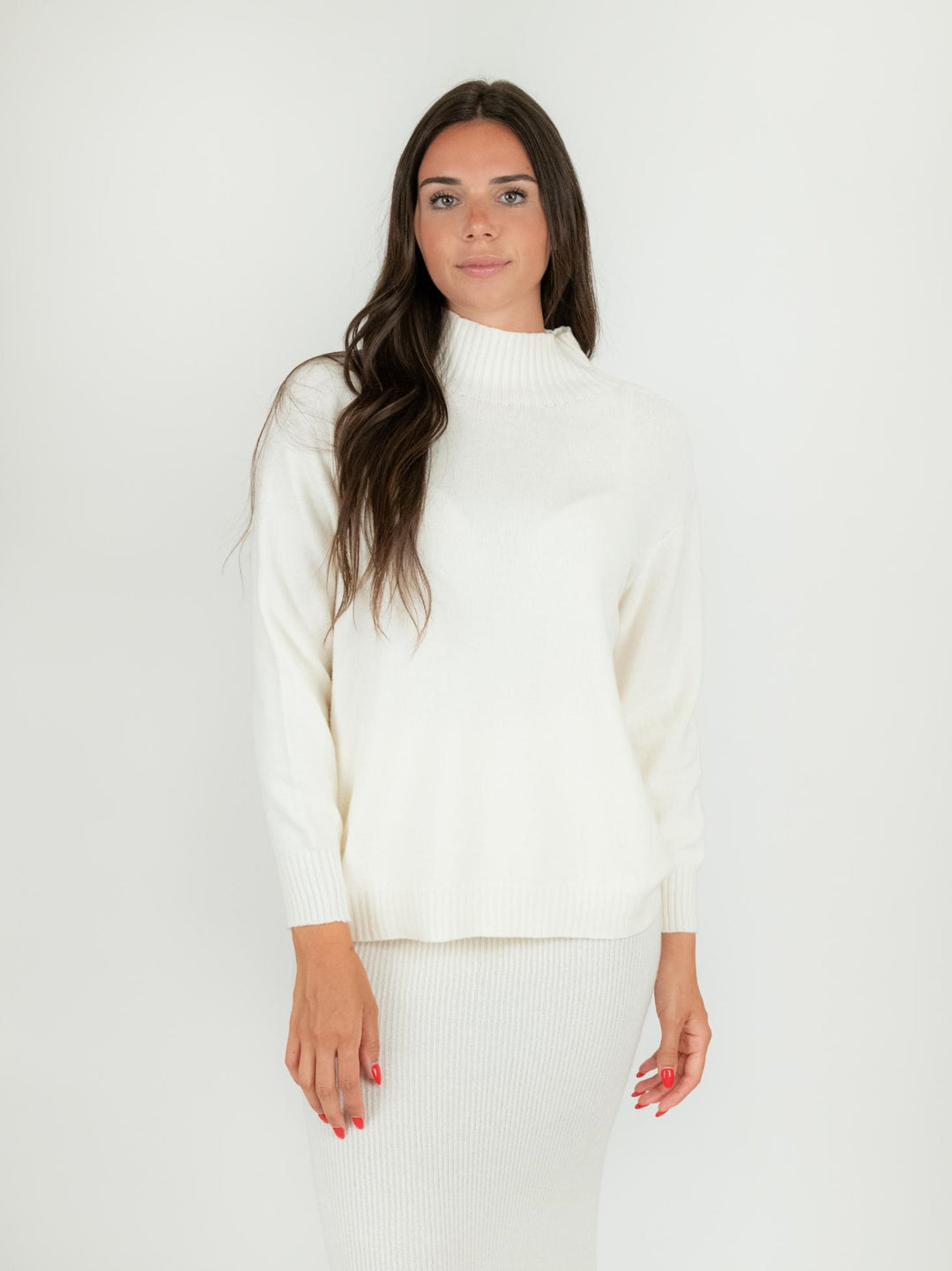 LUPETTO IN MAGLIA PANNA 0570/138 0248 BIMOR 