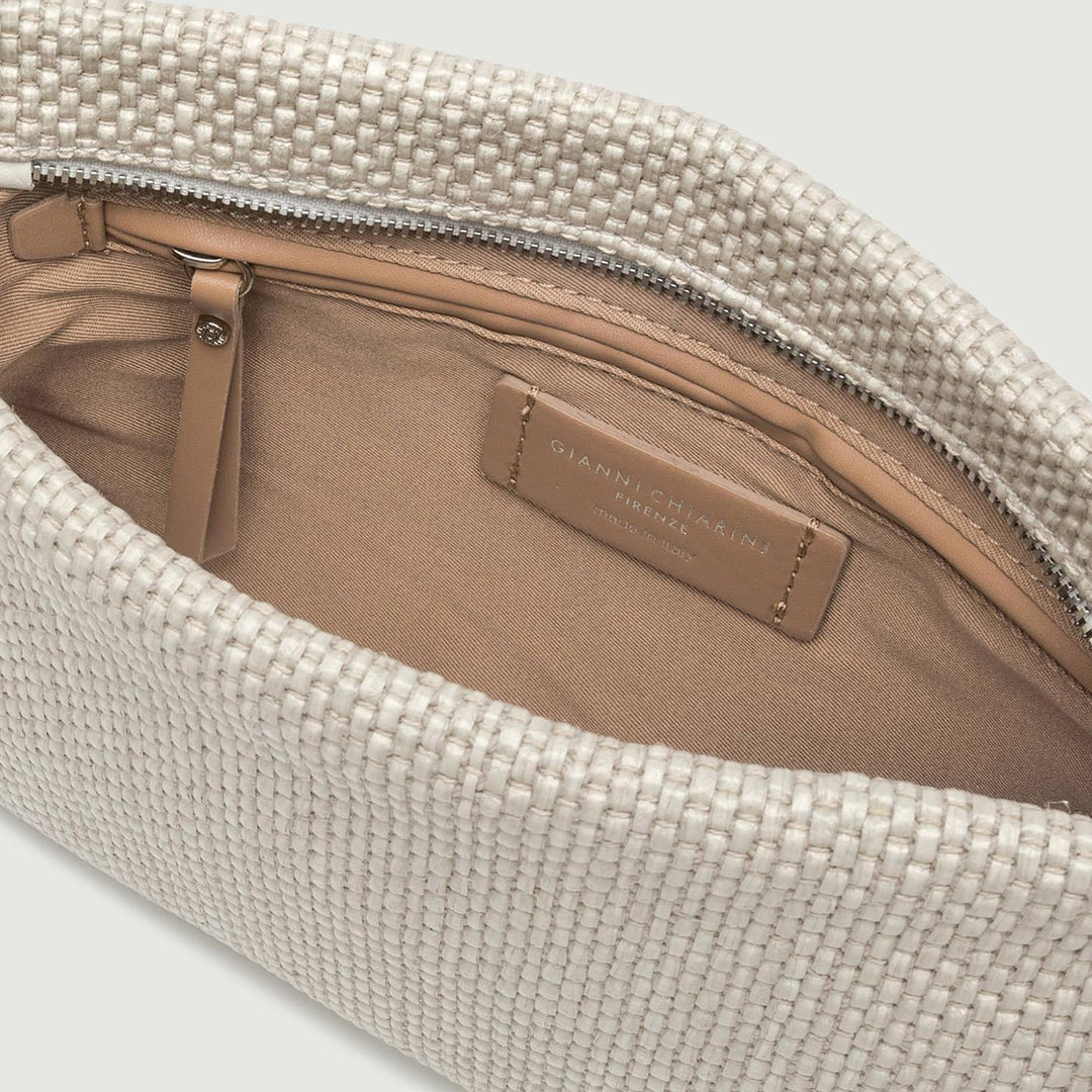 Pochette Brenda in paglia intrecciata Sabbia BS 8265/24PE CST-PL 211 GIANNI CHIARINI 