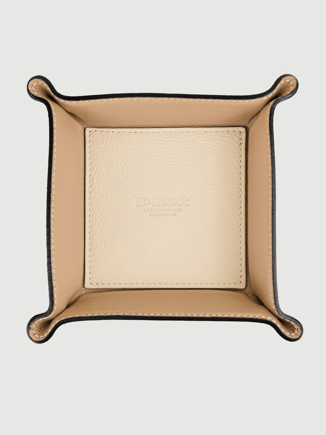SVUOTATASCHE IN PELLE BEIGE SVUOTATASCHE CAPPUCCINO BIMOR 