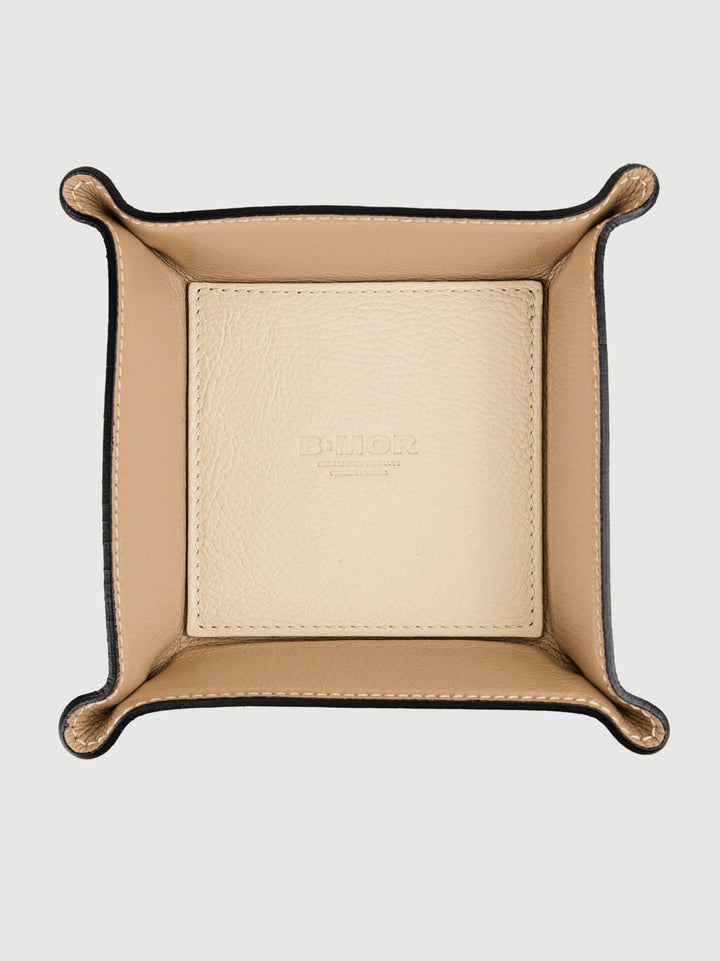 SVUOTATASCHE IN PELLE BEIGE SVUOTATASCHE CAPPUCCINO BIMOR 