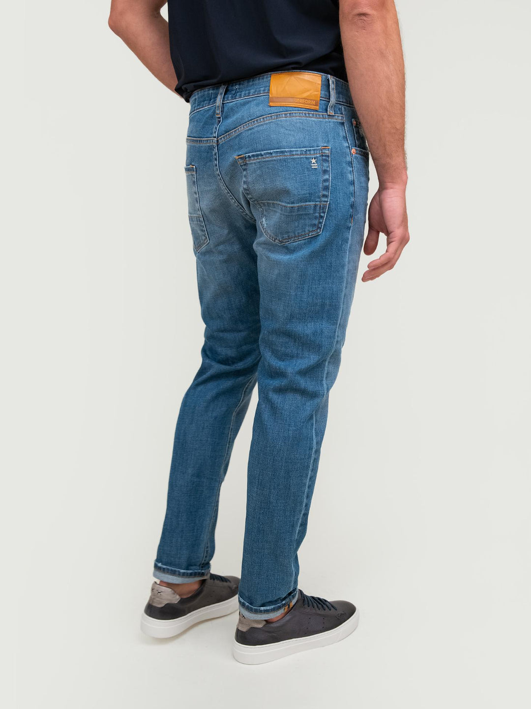 JEANS BARNEY IN COTONE DENIM SLIM FIT BARNEY347 S3 UNIFORM 