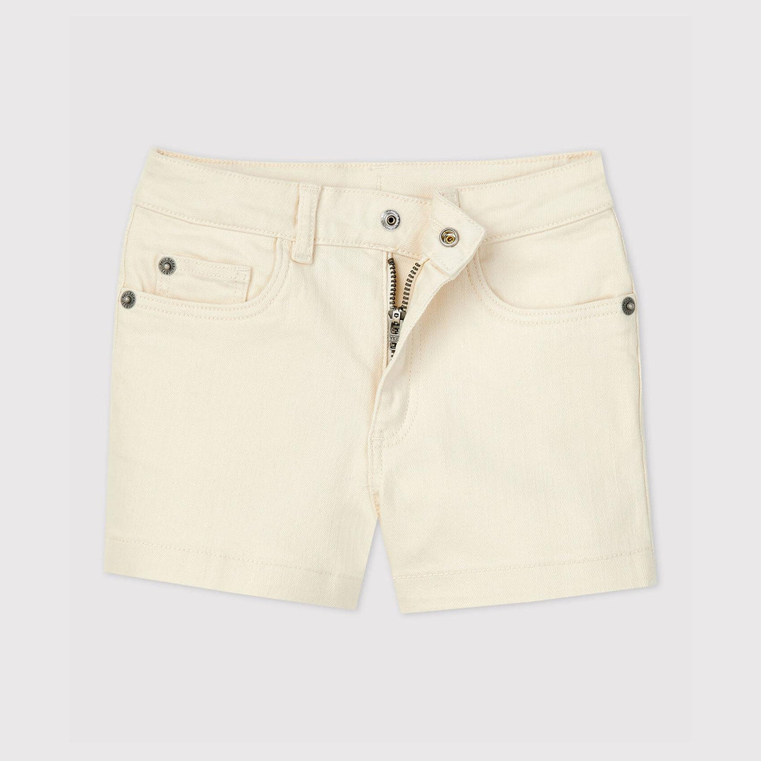 Short in denim bambina A06V6 03 PETIT BATEAU 