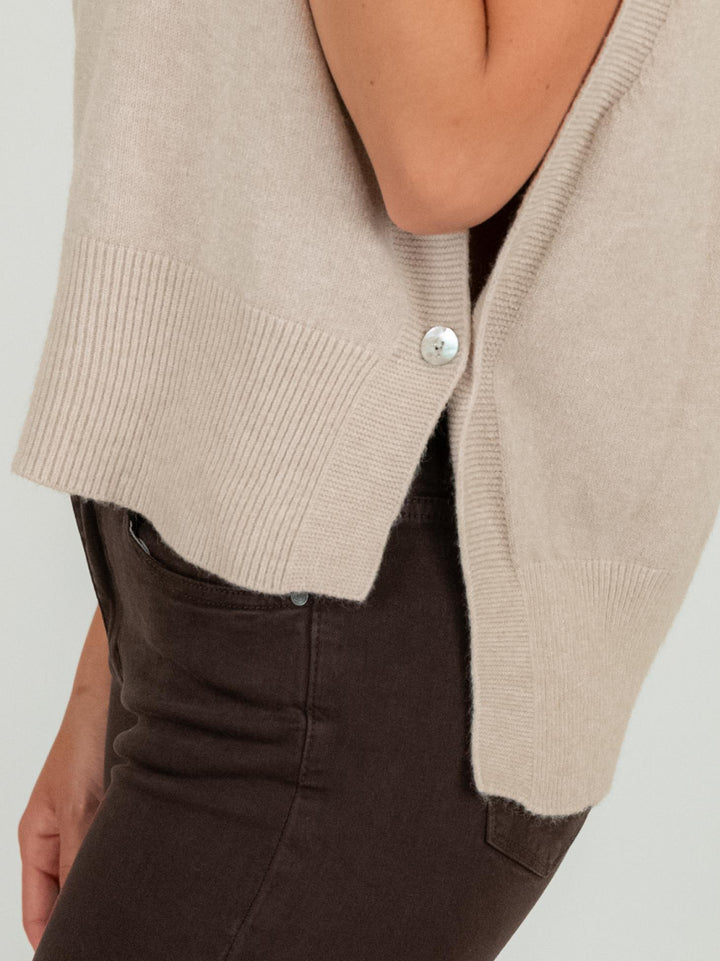 CASACCA IN MAGLIA BEIGE 0570/15 0082 BIMOR 
