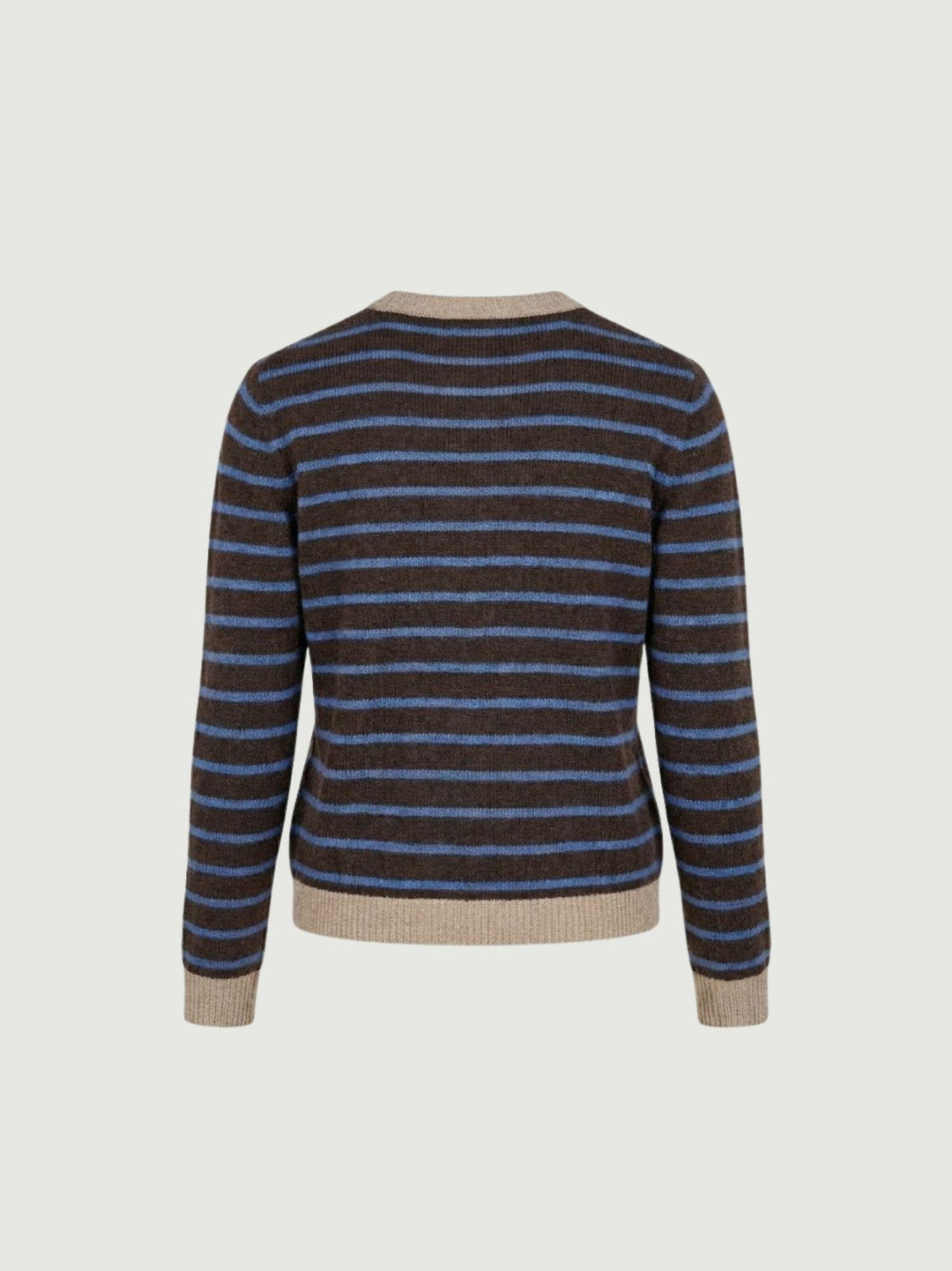 MAGLIA MORO A RIGHE CARTA ZUCCHERO 10848 AZZURRO ANDREA MORANDO 