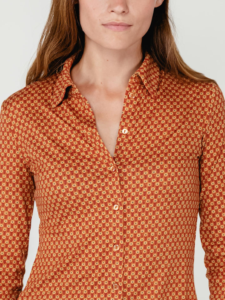 CAMICIA MULTICOLOR RUGGINE 555LANI113 75 ANDREA MORANDO 