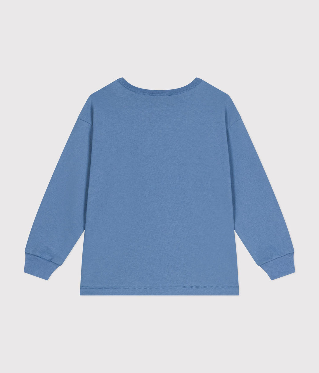 T-shirt a maniche lunghe in jersey bluette A0B72 02 PETIT BATEAU 