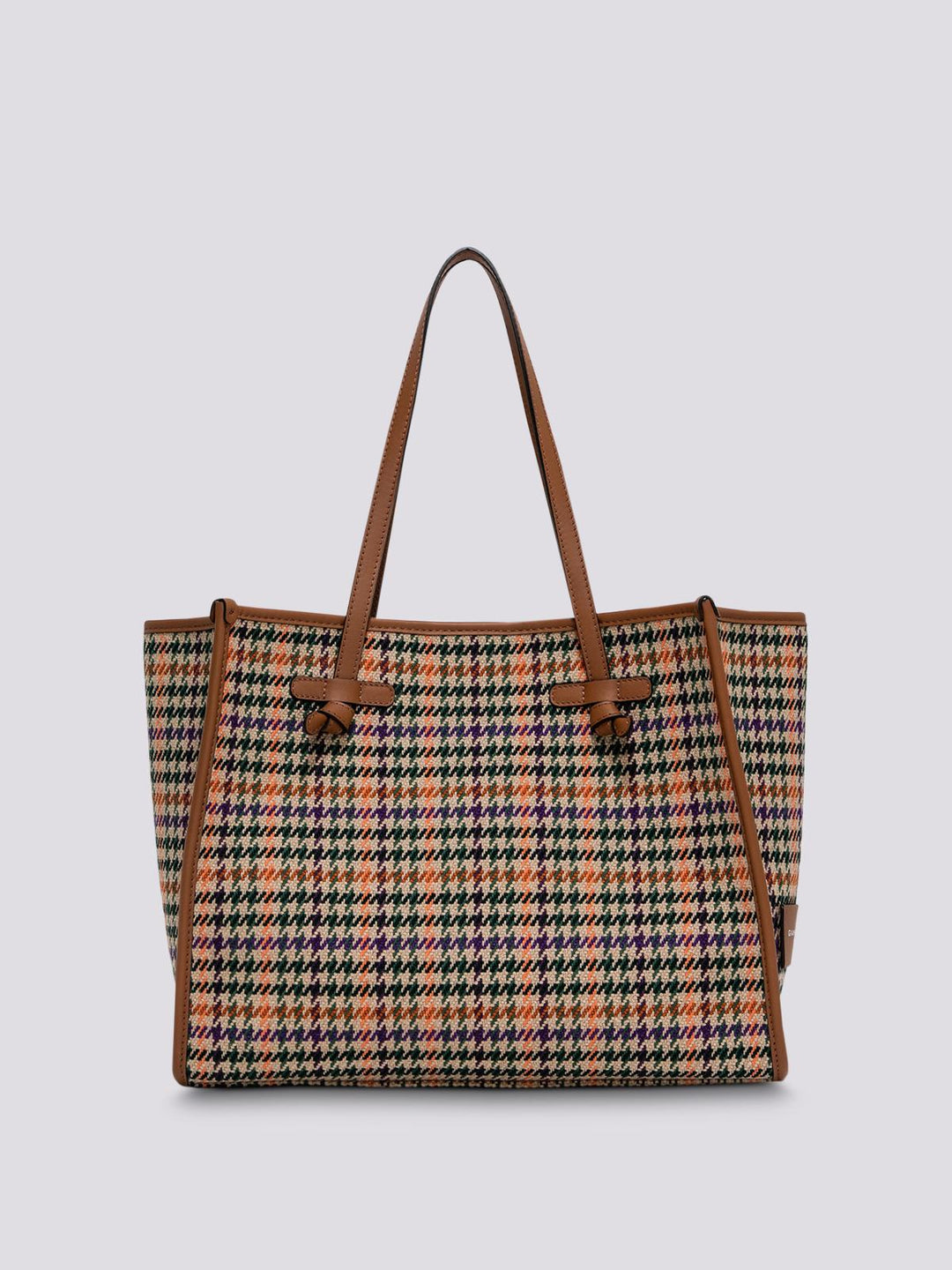 SHOPPING MARCELLA IN TESSUTO PIED DE POULE tabacco BS 6850/23AI NWCL 11667 GIANNI CHIARINI 