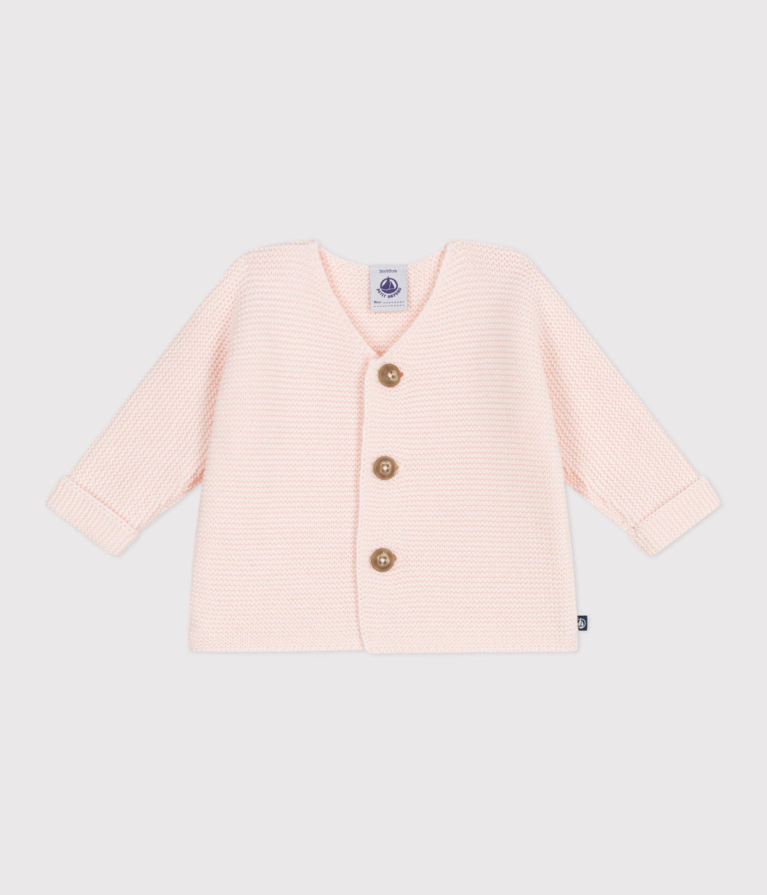 CARDIGAN in maglia di cotone neonato A0CES 02 PETIT BATEAU 