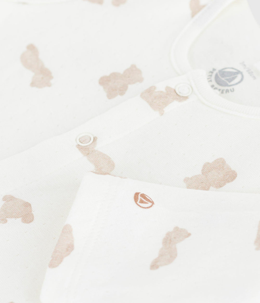 Pigiama in tubique con stampa neonato A0DRM 01 PETIT BATEAU 