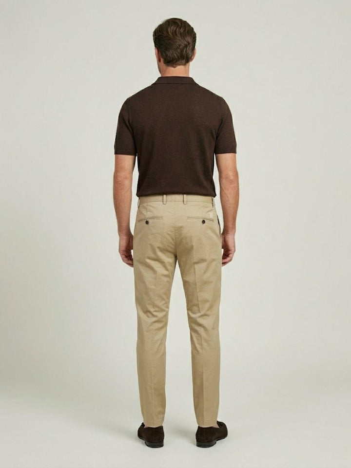 Pantalone striker chino in cotone beige T83STR 748 NOLAB 