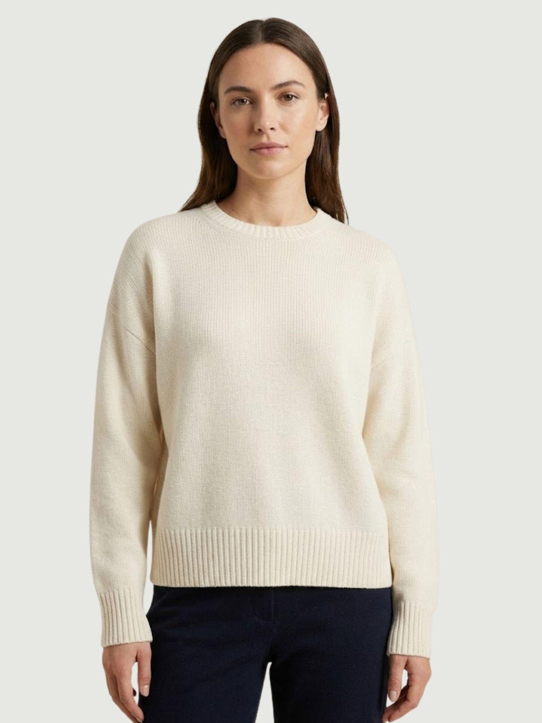 MAGLIA OVER 100% LANA PANNA WL788 PANNA ANDREA MORANDO 
