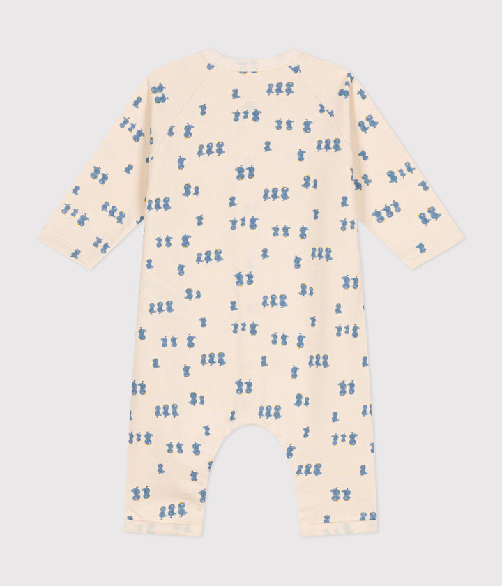 Tutina  in tessuto felpato con stampa pulcini A0BK9 01 PETIT BATEAU 