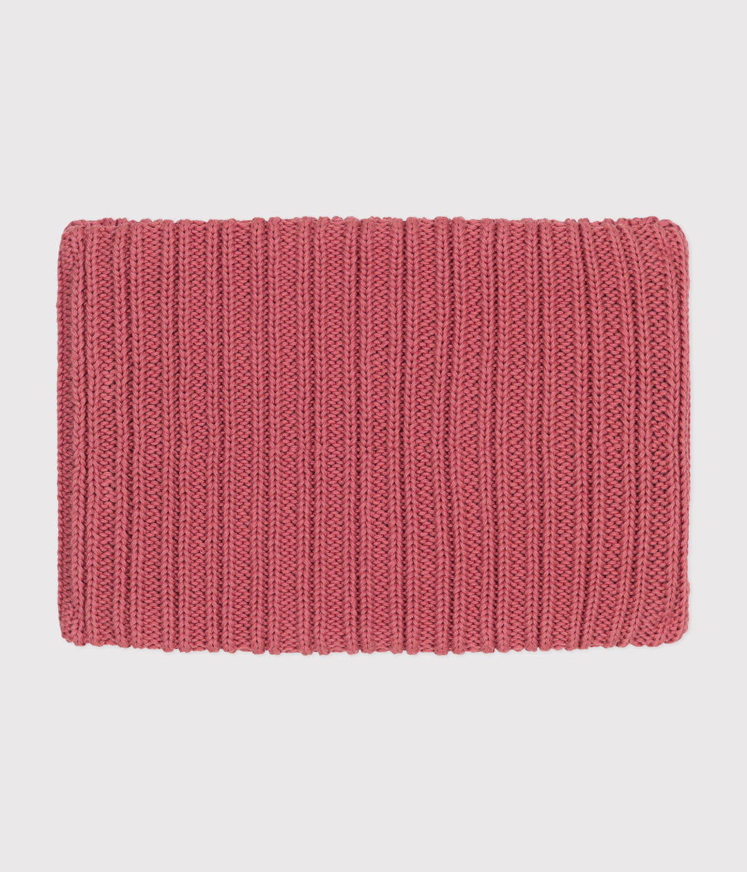 Snood rosa in maglia foderata in pile bambino A0BS0 03 PETIT BATEAU 