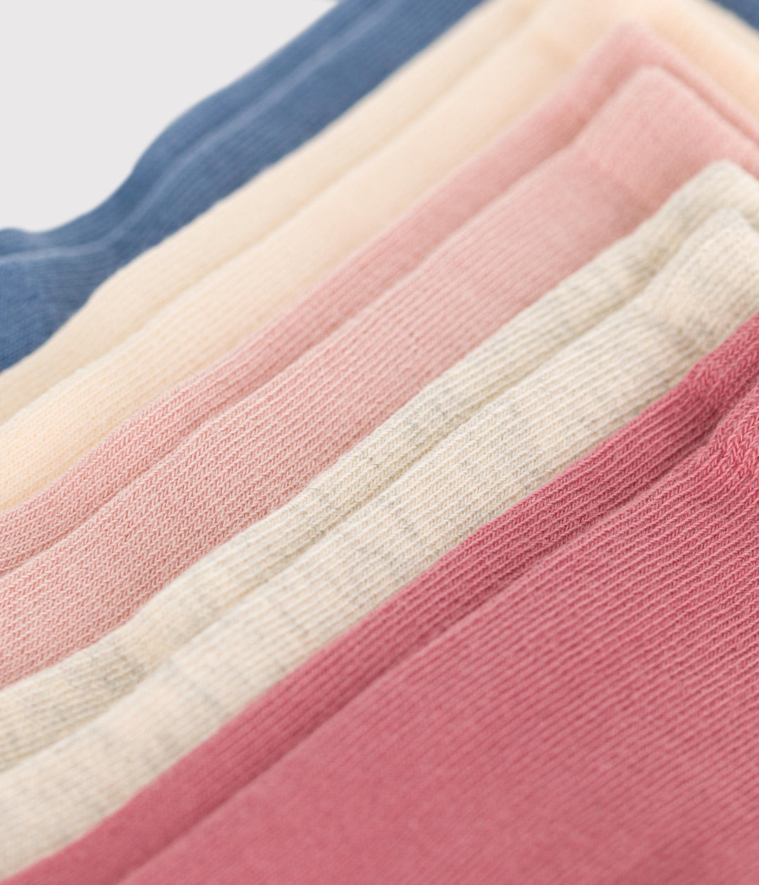 5 paia di calze in cotone tinta unita A0B8T 00 PETIT BATEAU 