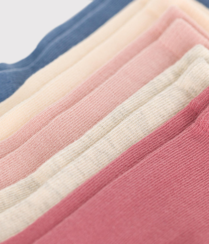 5 paia di calze in cotone tinta unita A0B8T 00 PETIT BATEAU 