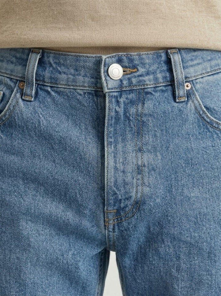 Jeans linea dritta in cotone lavaggio medio 7670BLKCIPR CIPRO ANDREA MORANDO 