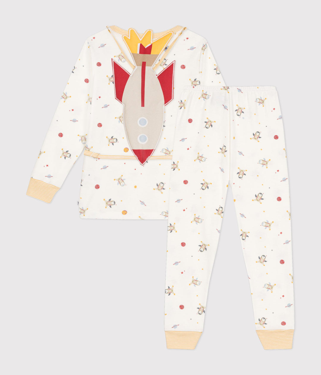 Pigiama travestimento in cotone motivo spazio A0B82 01 PETIT BATEAU 