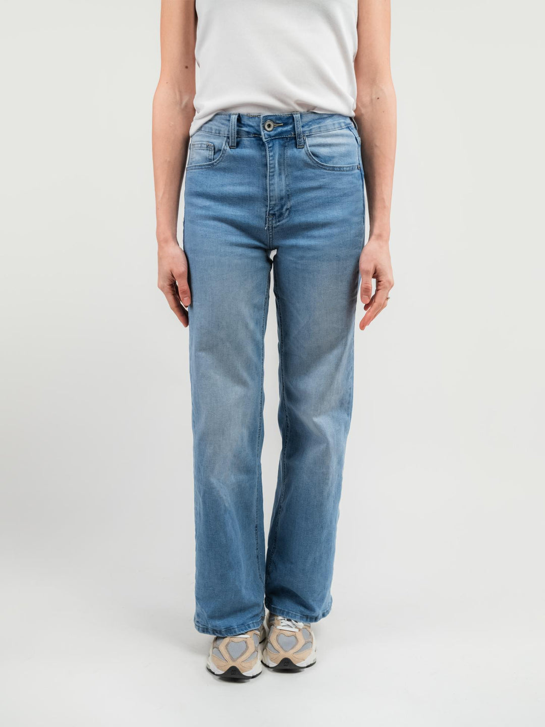 JEANS 5 TASCHE A PALAZZO
