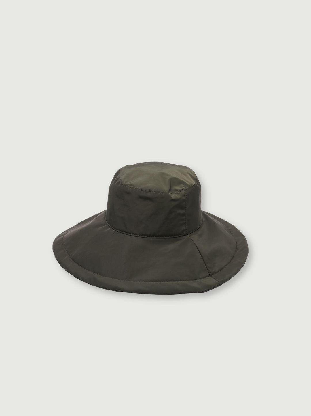 CAPPELLO CLOCHE NYLON COLOR VERDE OLIVA SMOKEY OLIVA CATARZI 