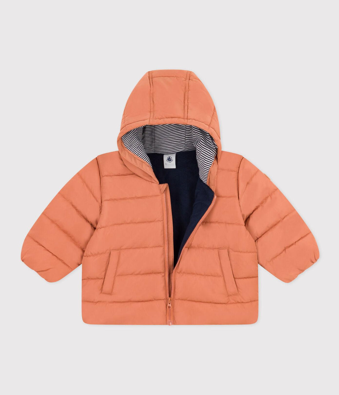 PIUMINO FODERATO IN PILE ROSA SIENNA A08PT 05 PETIT BATEAU 