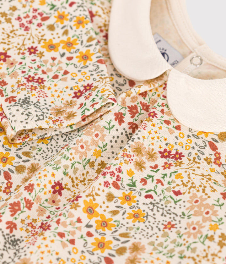 Blusa con colletto in cotone liberty A0B37 01 PETIT BATEAU 