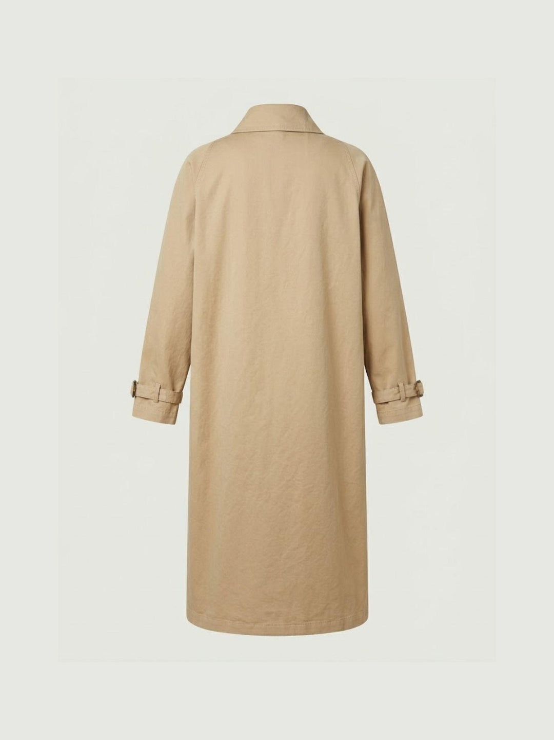 Trench lungo in cotone beige 9636 BEIGE ANDREA MORANDO 