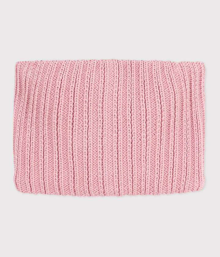 Snood in maglia foderata in pile bambino A0DOM 01 PETIT BATEAU 