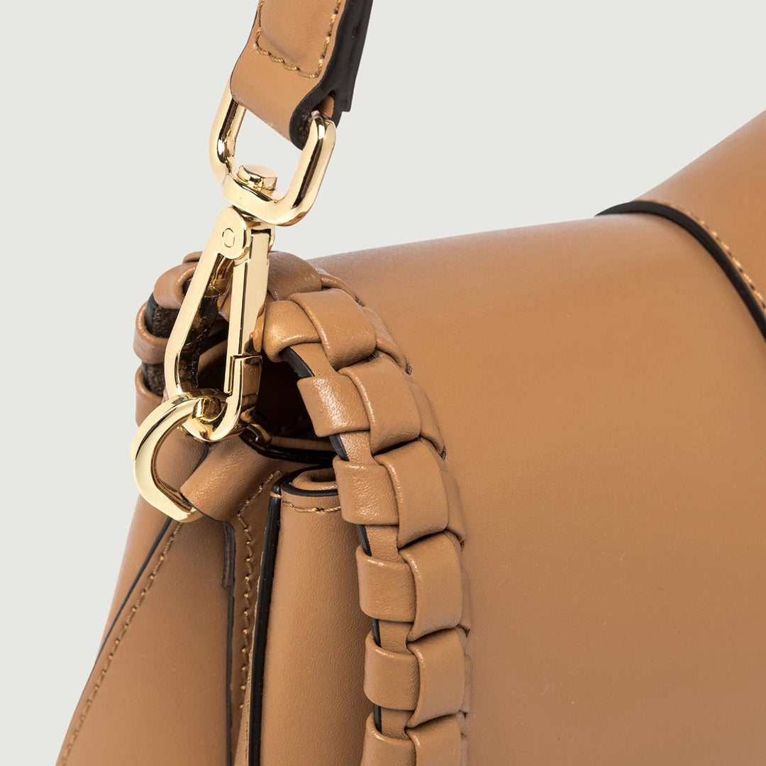 Borsa a spalla Helena Round special in pelle New Cuoio BS 10846 PRCK-THR 7042 GIANNI CHIARINI 