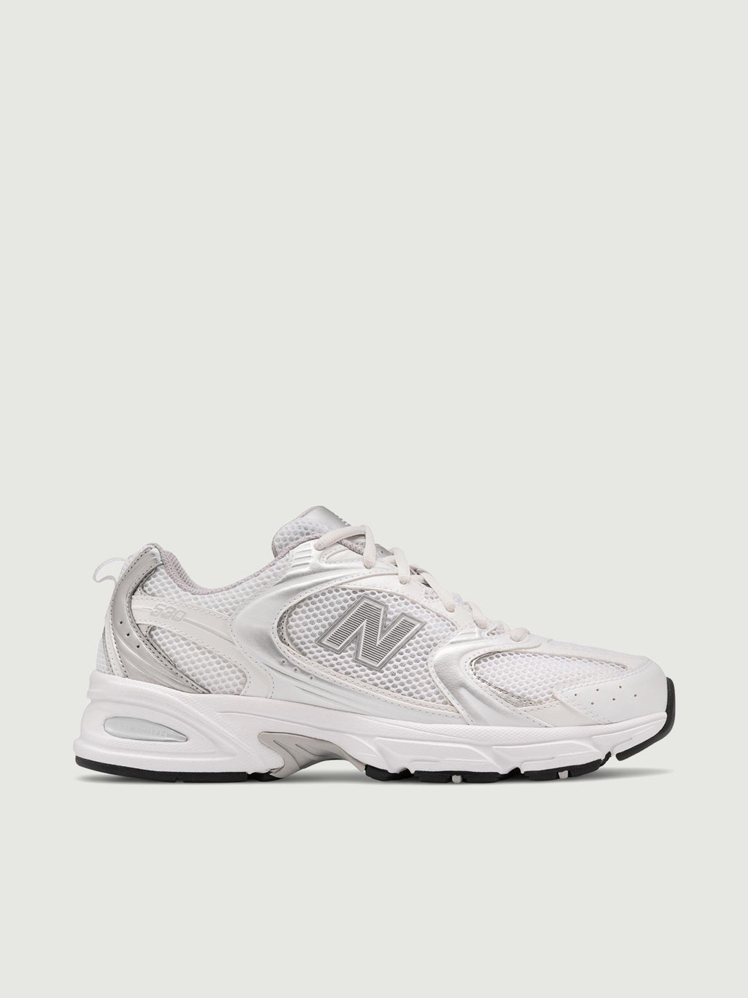 SNEAKER NEW BALANCE 530 BIANCO E ARGENTO MR530EMA D NEW BALANCE 