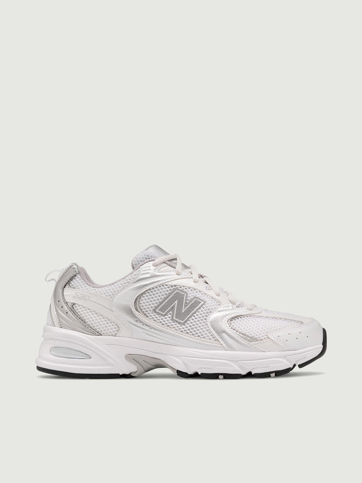 SNEAKER NEW BALANCE 530 BIANCO E ARGENTO MR530EMA D NEW BALANCE 