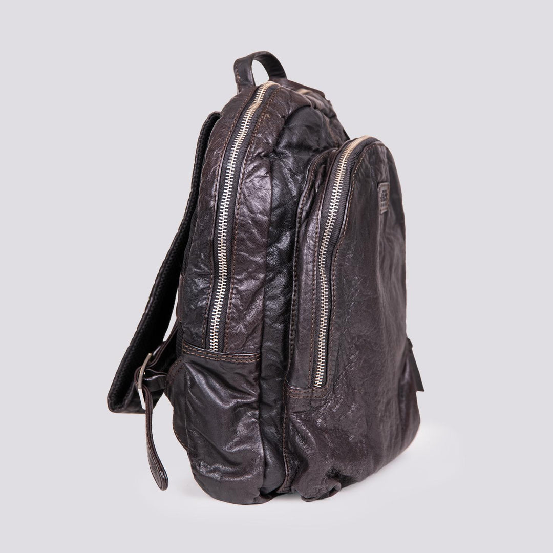 Zaino in pelle Vintage marrone Survival SURR 06 JACK LEATHER 