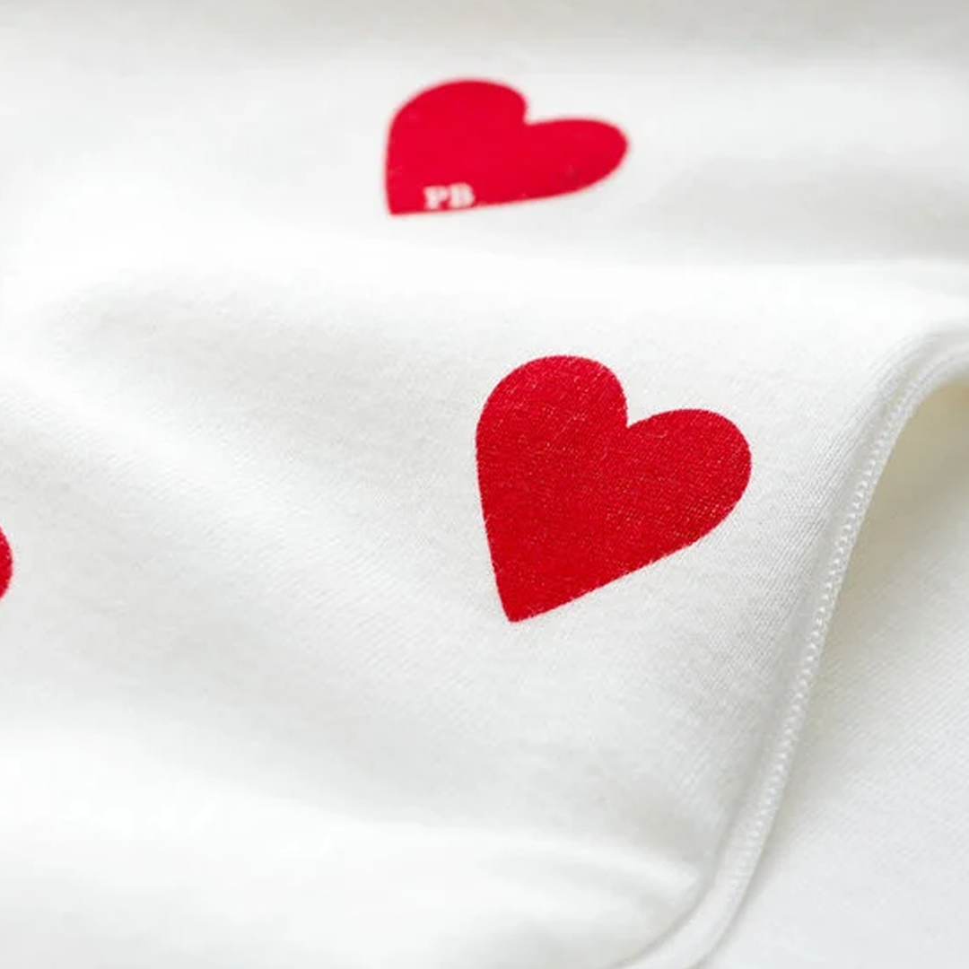 SACCO NANNA CUORE BEBÈ IN COTONE TOG 2 59288 01 PETIT BATEAU 